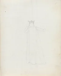 Mrs Siddons som Constance, 1783 (penna, bläck och tvätt på papper)