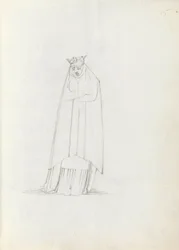 Mrs Siddons som Constance, 1783 (penna, bläck och tvätt på papper)