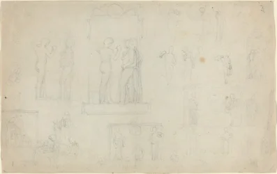 Skissark [recto and verso]
