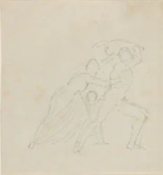 Studie för "The Fury of Athamas"