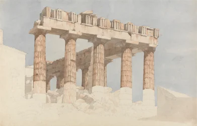 East End och South Side av Parthenon