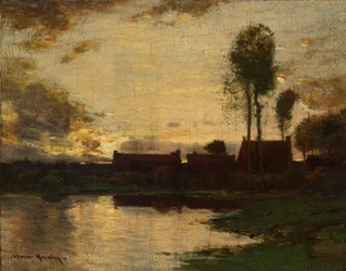 Litet landskap, ca. 1880-1890.