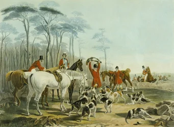 Döden, graverad av Huffman och Mackrill (färgad gravyr)