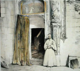 En klosterdörr, Toledo, från 