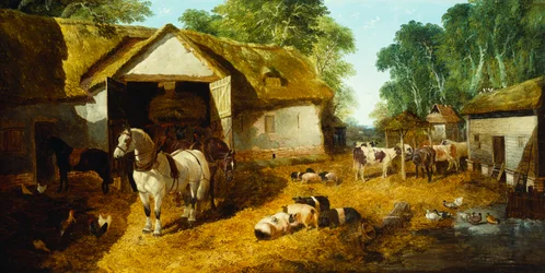 Meopham Farmyard, 1857