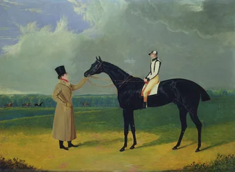 Jerry, vinnare av St. Leger 1824 (olja på duk)