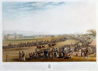 Specialpris på 5000 franc till Chantilly 1841 Tryck av John Frederick Herring (1795-1865) (ec.engl.) 1841 Privat samling