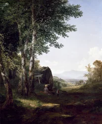 Utsikt över Mansfield Mountain, 1849