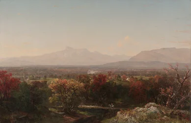 En oktoberdag i Vita bergen, 1854
