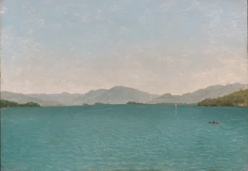 Lake George, fria studier, 1872.