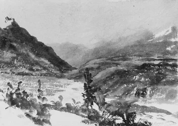 Bergslandskap, Lombardiet, .