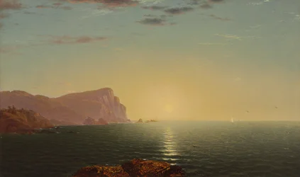 New England Sunrise, ca 1863