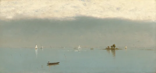 Försvinner ur stormen, 1872.