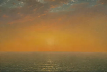 Solnedgång på havet, 1872.
