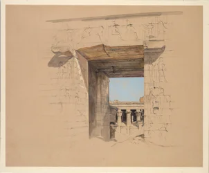 Templet i Edfu: Pylonens dörr