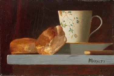 Frukost, ca 1890-tal (olja på akademitavla)