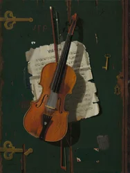 Den gamla violinen, ca 1890 (olja på duk)