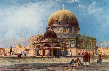 Klippdome med Kedjedome Kubbet Es Silseleh, 1902.