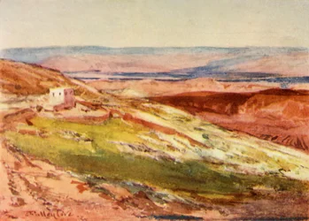 Jordandalen från Oljeberget, 1902.