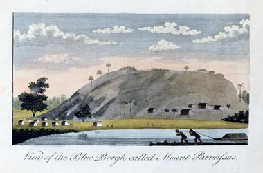 Utsikt över Blue Bergh, Mount Parnassus, 1813