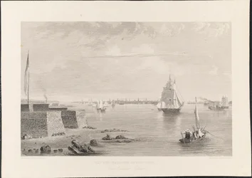 Bay and Harbour of New York från Bedlons [Bedloe