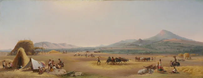 Skörd på den romerska Campagna