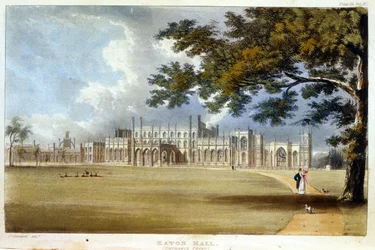 Eaton Hall, Entrance Front, från Ackermanns 