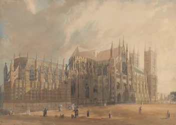 Nordostvy över Westminster Abbey