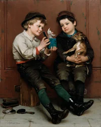 En överraskningsfest, 1888