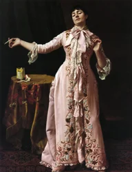 Kvinna som röker, 1895