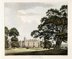Cobham Hall i Kent, 1800