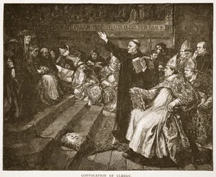 Convocation of Clergy, illustration från 