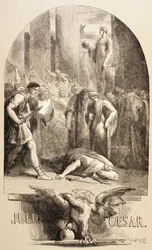 Illustration till "Julius Caesar" av William Shakespeare