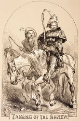 Illustration för The Taming of the Shrew, från 