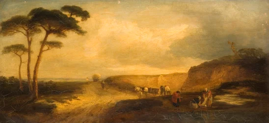 Landskap med figurer