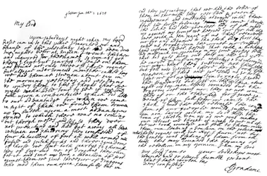 Ett brev från Graham of Claverhouse, Viscount Dundee, 1629, 1840