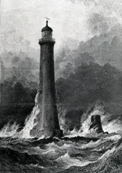 The Proposed New Eddystone Lighthouse, illustration från 