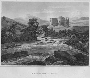 Hermitage slott. Liddesdale, 1814