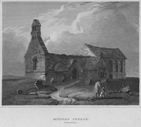 Mitford Church, Northumberland, 1814