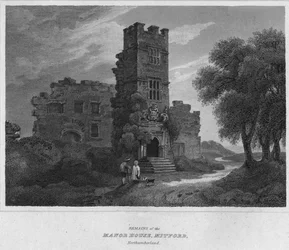 Rester of the North House, Mitford, Northumberland., 1814