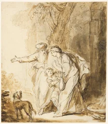 Abraham skickar bort Hagar och Ismael