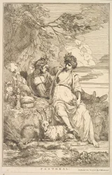 Pastoral från femton etsningar tillägnad Sir Joshua Reynolds, 8 december 1778.