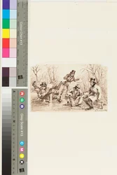 Skridskoåkning, 6 januari 1847 (penna och bläck på papper)