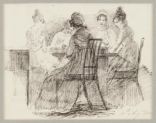 Sittande grupp, 1808
