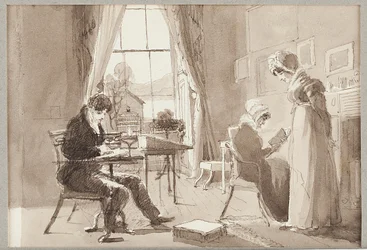 Sommarhus, 1824 (wc på papper)