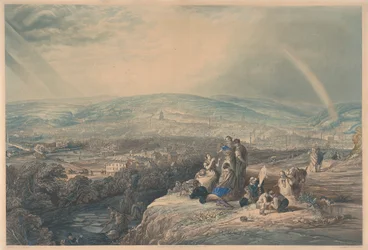 Panoramautsikt över Sheffield