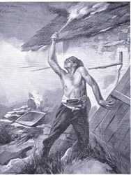 En gränsincident från Balkankriget 1912, från Hutchinson