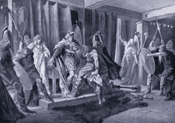 Mordförsök på kung Edwin av Northumbria, AD 626