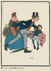 E the Energetic / J. Hassall / teckning, 1903