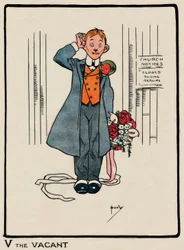 V den ledige / J. Hassall / ritning, 1903